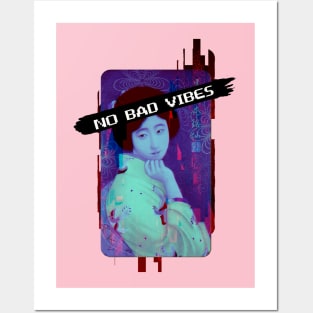 NO BAD VIBES Posters and Art